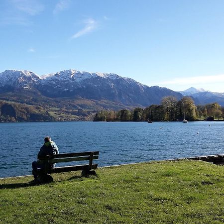 Ferienwohnung Claudia Mit Terrasse Nussdorf am Attersee Buitenkant foto
